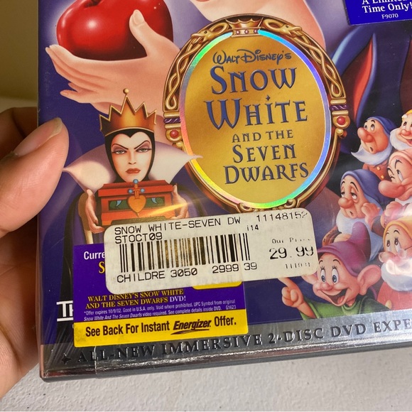SEALED PLATINUM EDITION WALT DISNEY'S SNOW WHITE AND THE SEVEN DWARFS 2-DISC DVD - Picture 2 of 10